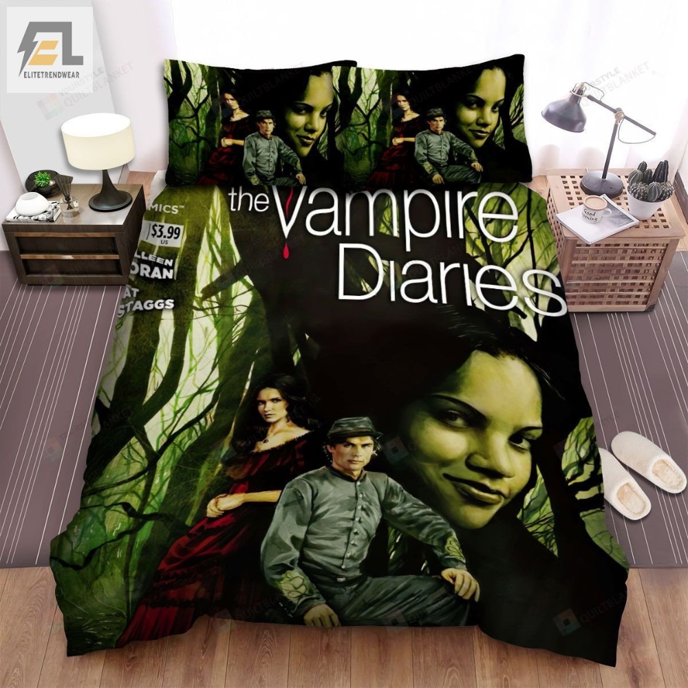 The Vampire Diaries 20092017 Dc Comics Movie Poster Bed Sheets Spread Comforter Duvet Cover Bedding Sets 