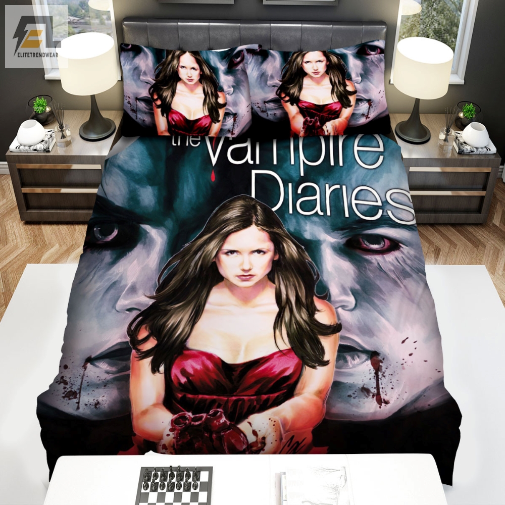 The Vampire Diaries 20092017 Chapter Six Movie Poster Bed Sheets Spread Comforter Duvet Cover Bedding Sets 