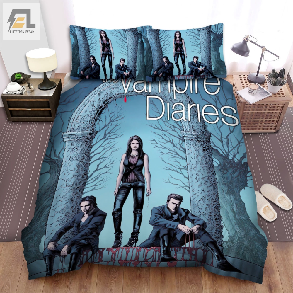 The Vampire Diaries 20092017 Chapter Seven Movie Poster Bed Sheets Spread Comforter Duvet Cover Bedding Sets 