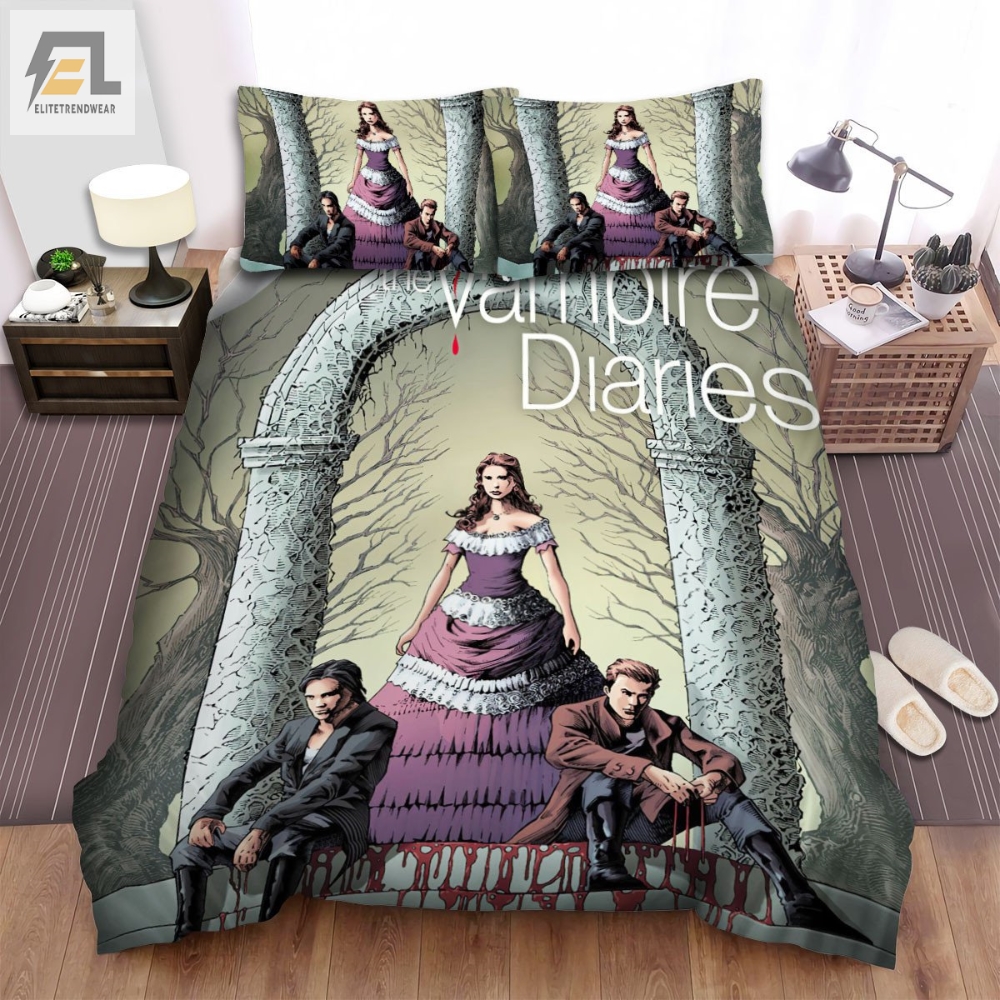 The Vampire Diaries 20092017 Chapter Eight Movie Poster Bed Sheets Spread Comforter Duvet Cover Bedding Sets 