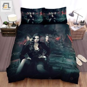 The Vampire Diaries 20092017 Campus Movie Poster Bed Sheets Duvet Cover Bedding Sets elitetrendwear 1 1