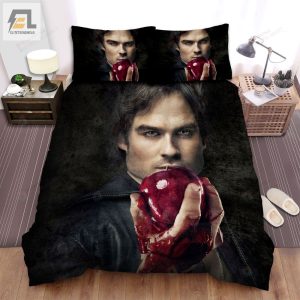 The Vampire Diaries 20092017 Apple Movie Poster Bed Sheets Duvet Cover Bedding Sets elitetrendwear 1 1