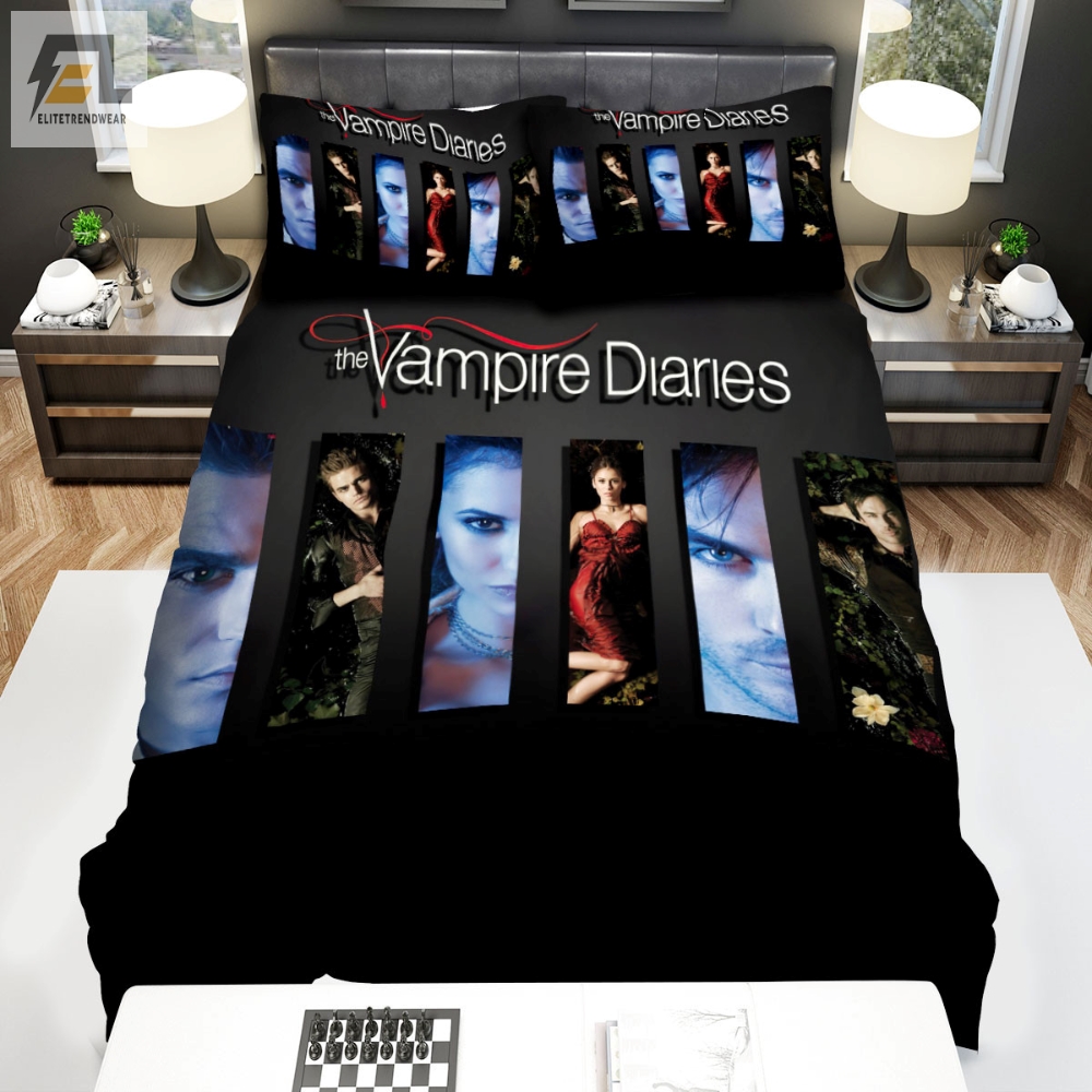 The Vampire Diaries 20092017 Another Face Movie Poster Bed Sheets Spread Comforter Duvet Cover Bedding Sets 