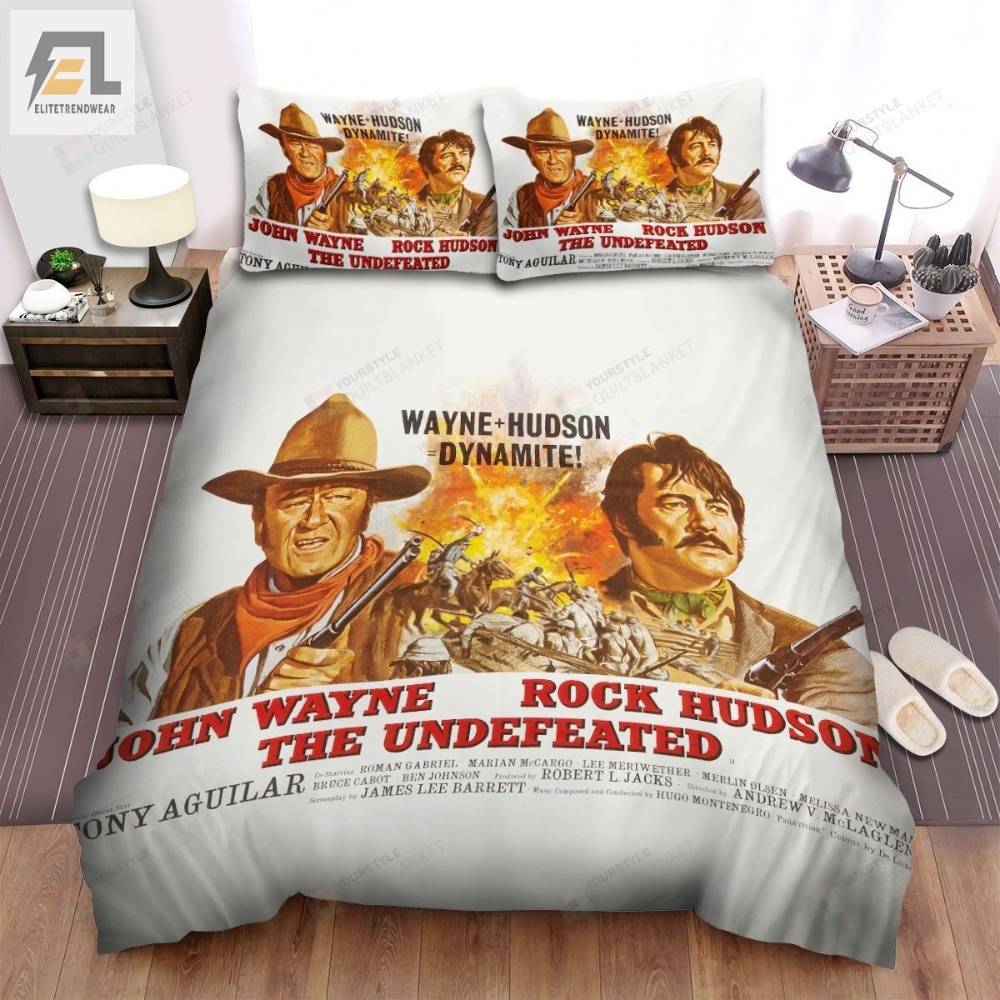 The Undefeated Movie Poster Bed Sheets Spread Comforter Duvet Cover Bedding Sets Ver 3 