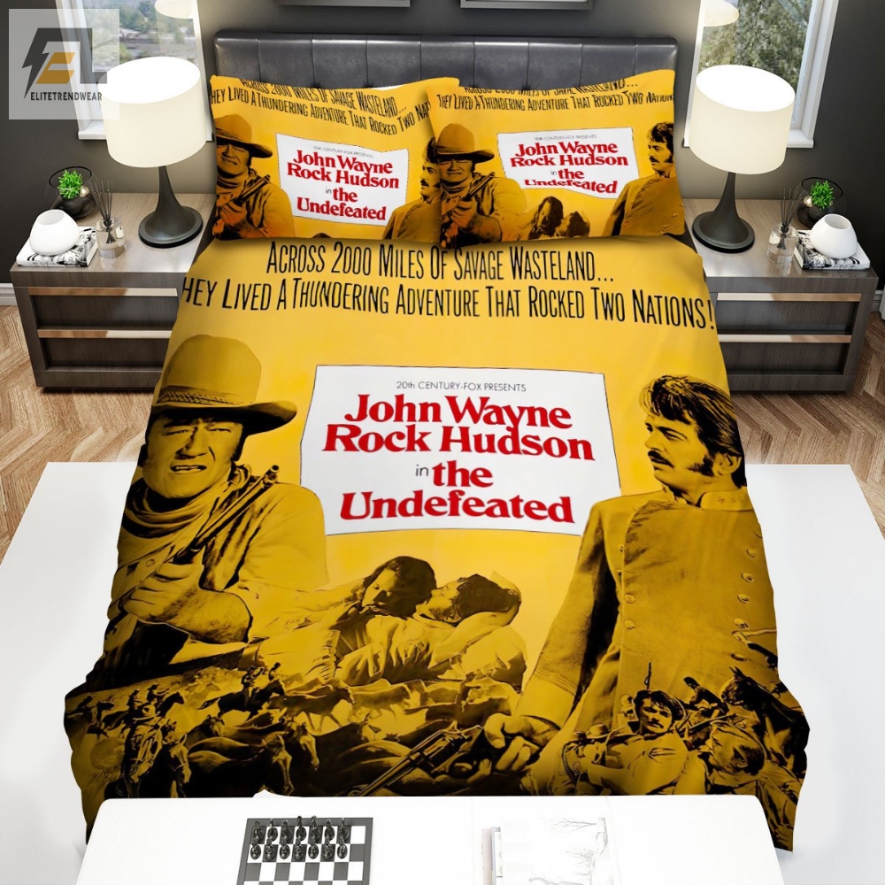The Undefeated Movie Poster Bed Sheets Spread Comforter Duvet Cover Bedding Sets Ver 1 