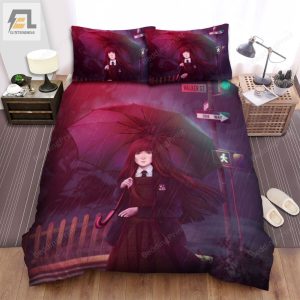 The Umbrella Academy Vanya Hargreeves In Anime Art Style Bed Sheets Spread Duvet Cover Bedding Sets elitetrendwear 1 1