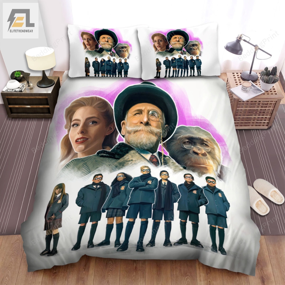 The Umbrella Academy The Main Characters Art Painting Bed Sheets Spread Duvet Cover Bedding Sets 