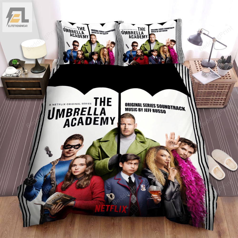 The Umbrella Academy Original Netflix Poster Bed Sheets Spread Duvet Cover Bedding Sets 
