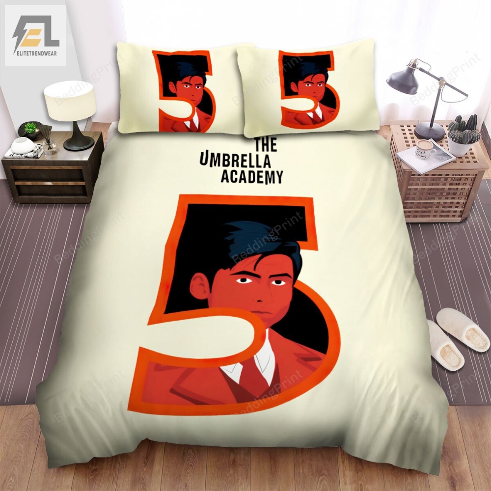 The Umbrella Academy Number Five Illustration Poster Bed Sheets Spread Duvet Cover Bedding Sets 