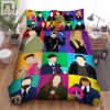 The Umbrella Academy Main Characters In Pop Art Style Bed Sheets Spread Duvet Cover Bedding Sets elitetrendwear 1