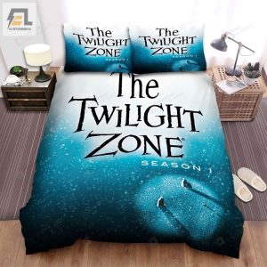 The Twilight Zone Blue Background Series Bed Sheets Spread Comforter Duvet Cover Bedding Sets elitetrendwear 1 1