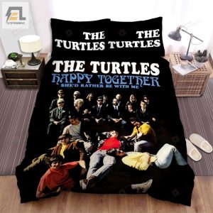 The Turtles Band Shead Rather Be With Me Album Cover Bed Sheets Spread Comforter Duvet Cover Bedding Sets elitetrendwear 1 1
