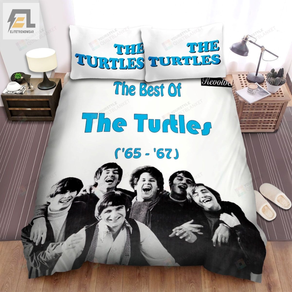 The Turtles Band The Best Of The Turtles 19651967 Album Cover Bed Sheets Spread Comforter Duvet Cover Bedding Sets 