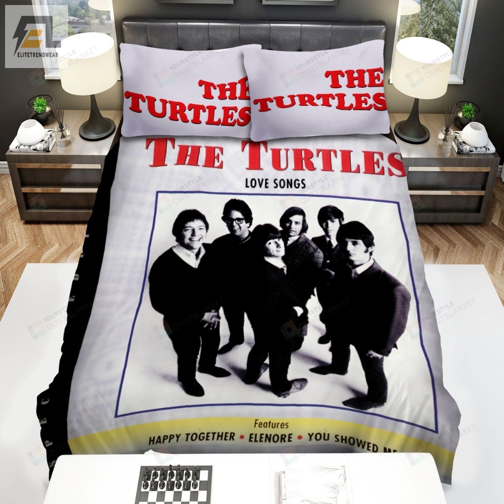 The Turtles Band Love Songs Album Cover Bed Sheets Spread Comforter Duvet Cover Bedding Sets 