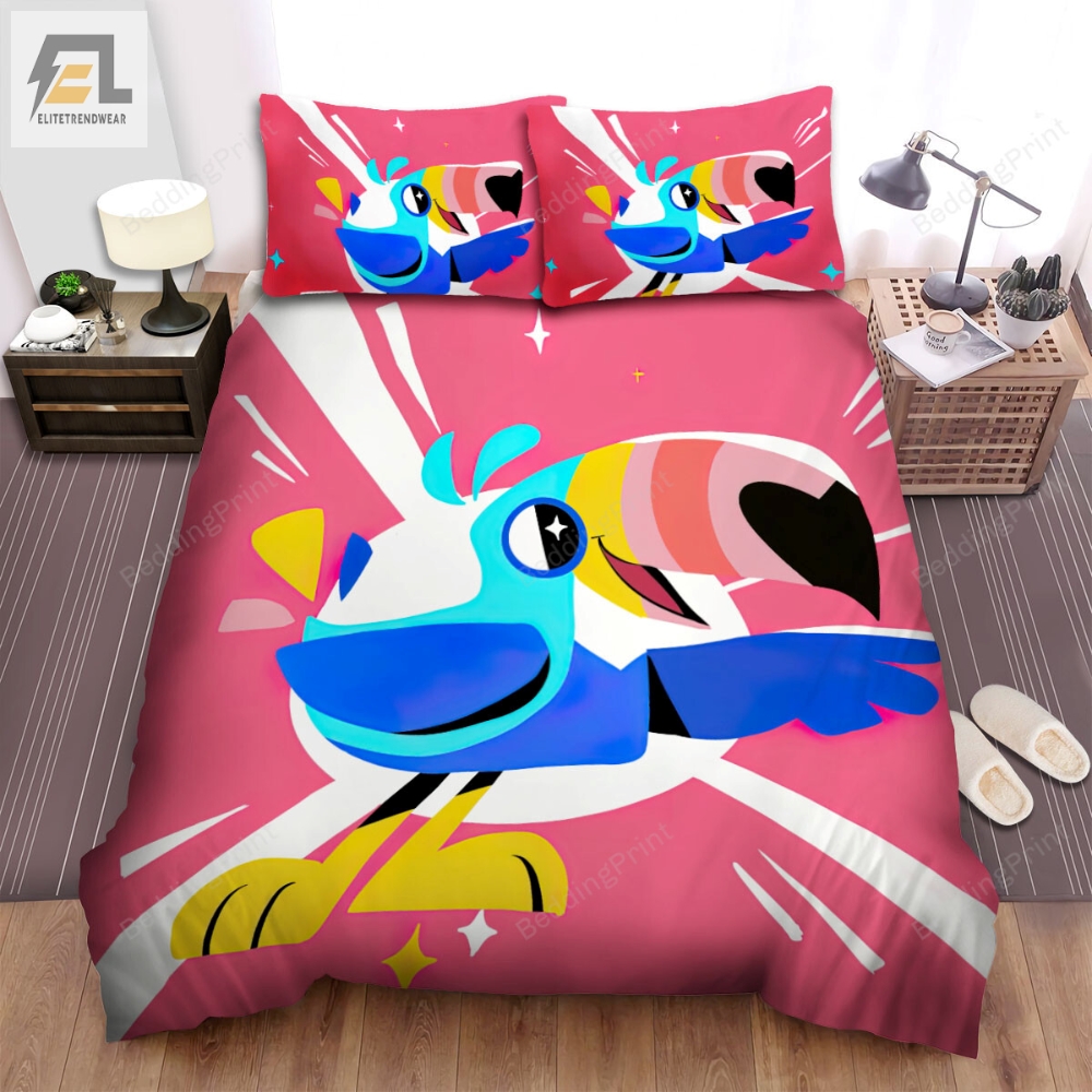 The Tropical Bird Â The Toucan Cartoon Character Bed Sheets Spread Duvet Cover Bedding Sets 