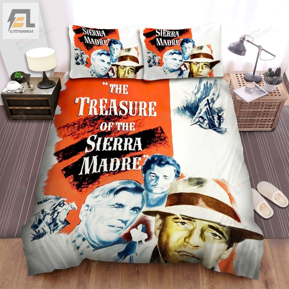 The Treasure Of The Sierra Madre Movie Poster 3 Bed Sheets Spread Comforter Duvet Cover Bedding Sets 