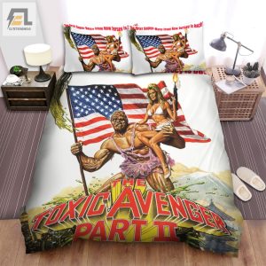 The Toxic Avenger 1984 Tacking Toxic Troubles From Tromaville To Tokyo Movie Poster Bed Sheets Spread Comforter Duvet Cover Bedding Sets elitetrendwear 1 1