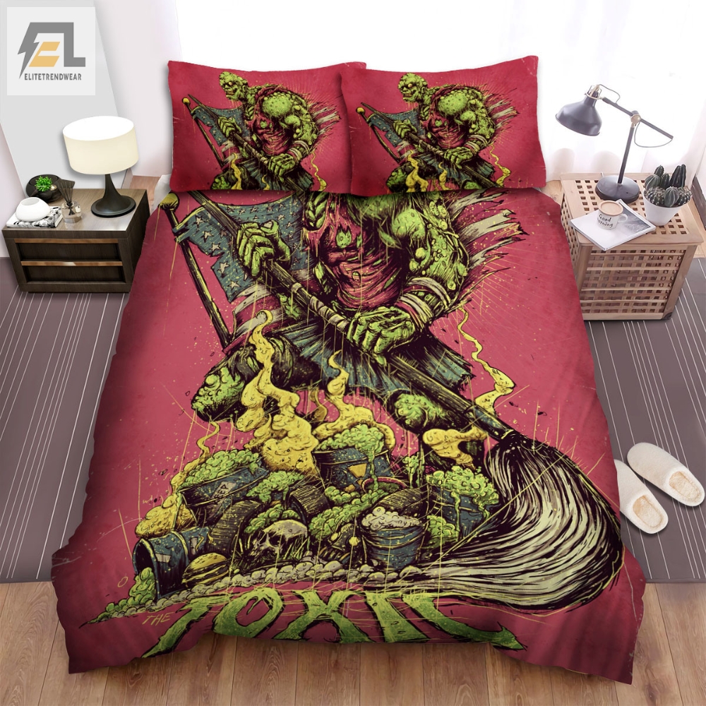 The Toxic Avenger 1984 Poster Movie Poster Bed Sheets Spread Comforter Duvet Cover Bedding Sets Ver 2 