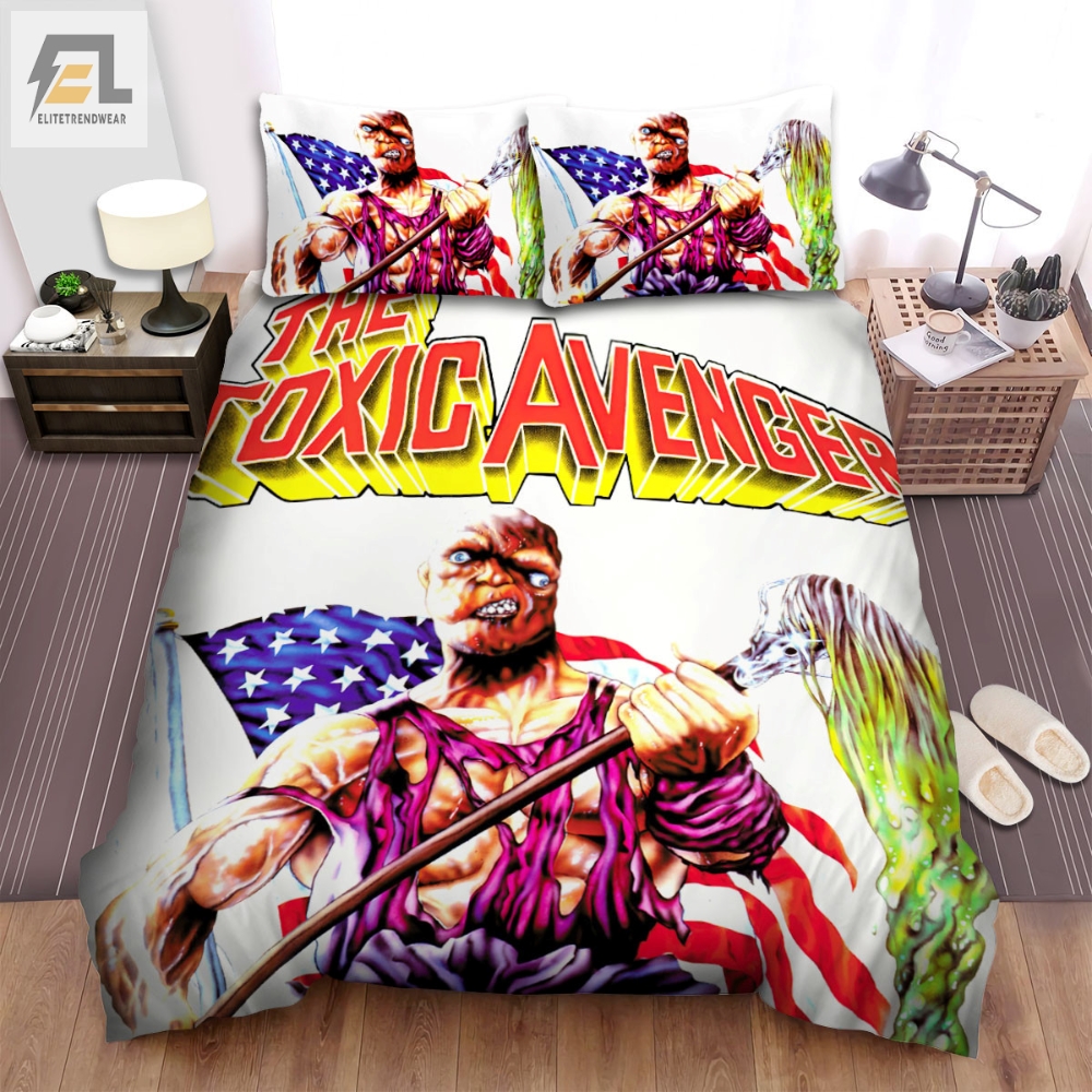 The Toxic Avenger 1984 Poster Movie Poster Bed Sheets Spread Comforter Duvet Cover Bedding Sets Ver 3 