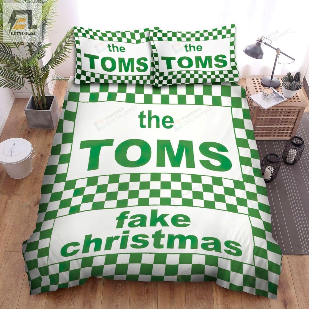 The Toms Fake Christmas Album Cover Bed Sheets Spread Comforter Duvet Cover Bedding Sets 