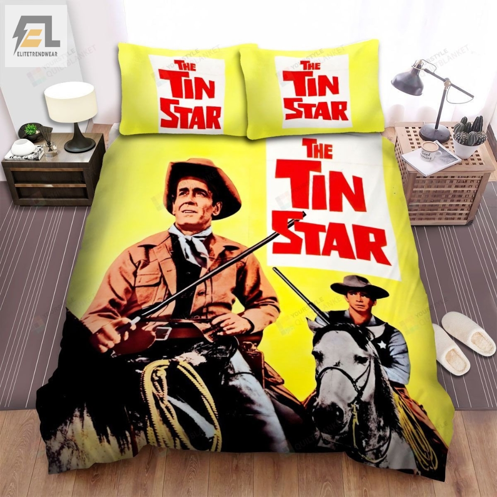 The Tin Star Movie Poster V Photo Bed Sheets Spread Comforter Duvet Cover Bedding Sets 
