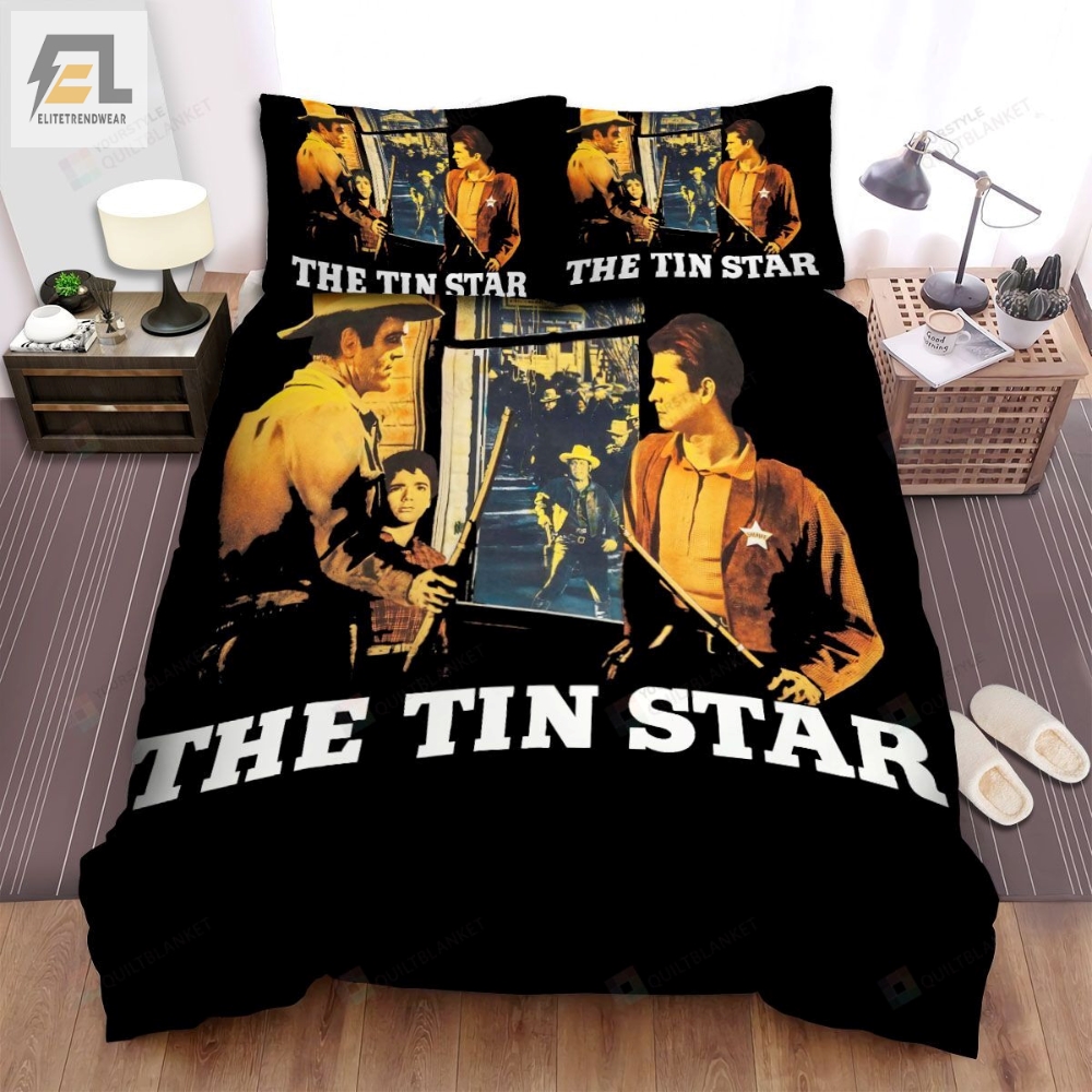 The Tin Star Movie Poster Iv Photo Bed Sheets Spread Comforter Duvet Cover Bedding Sets 