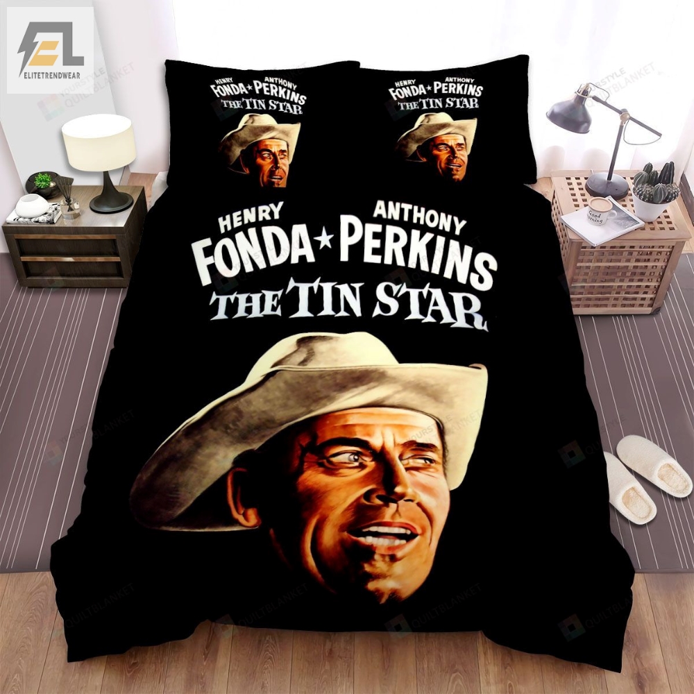 The Tin Star Movie Poster I Photo Bed Sheets Spread Comforter Duvet Cover Bedding Sets elitetrendwear 1
