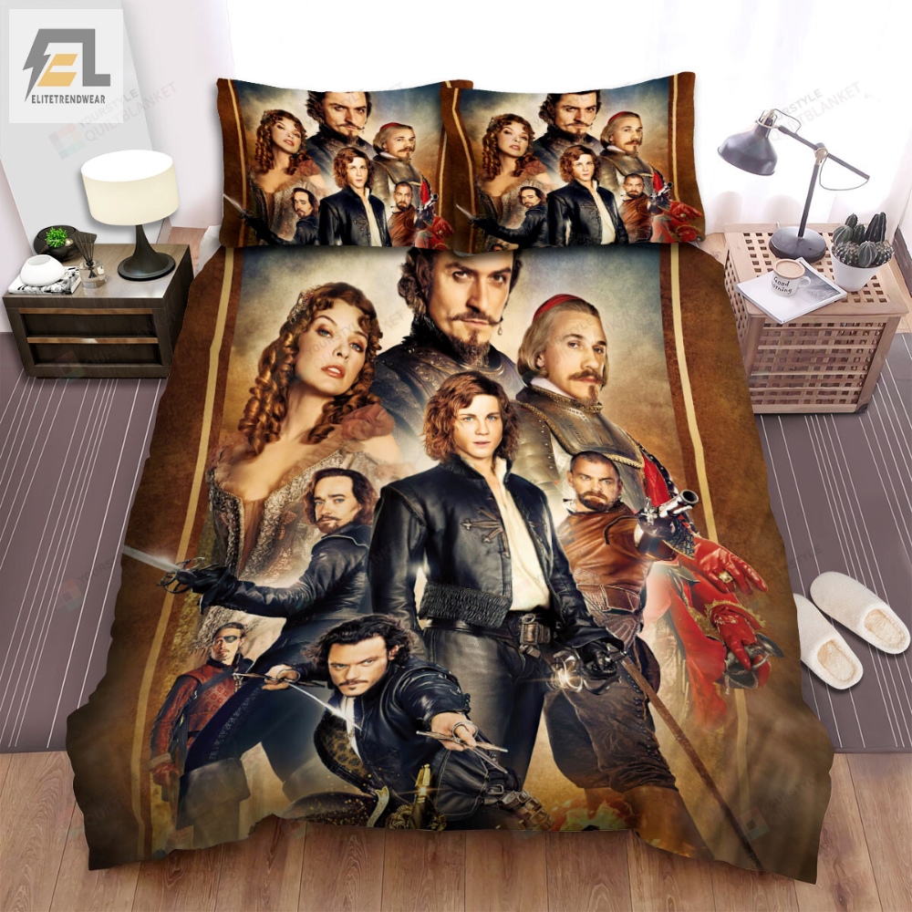 The Three Musketeers Movie Poster 6 Bed Sheets Duvet Cover Bedding Sets 