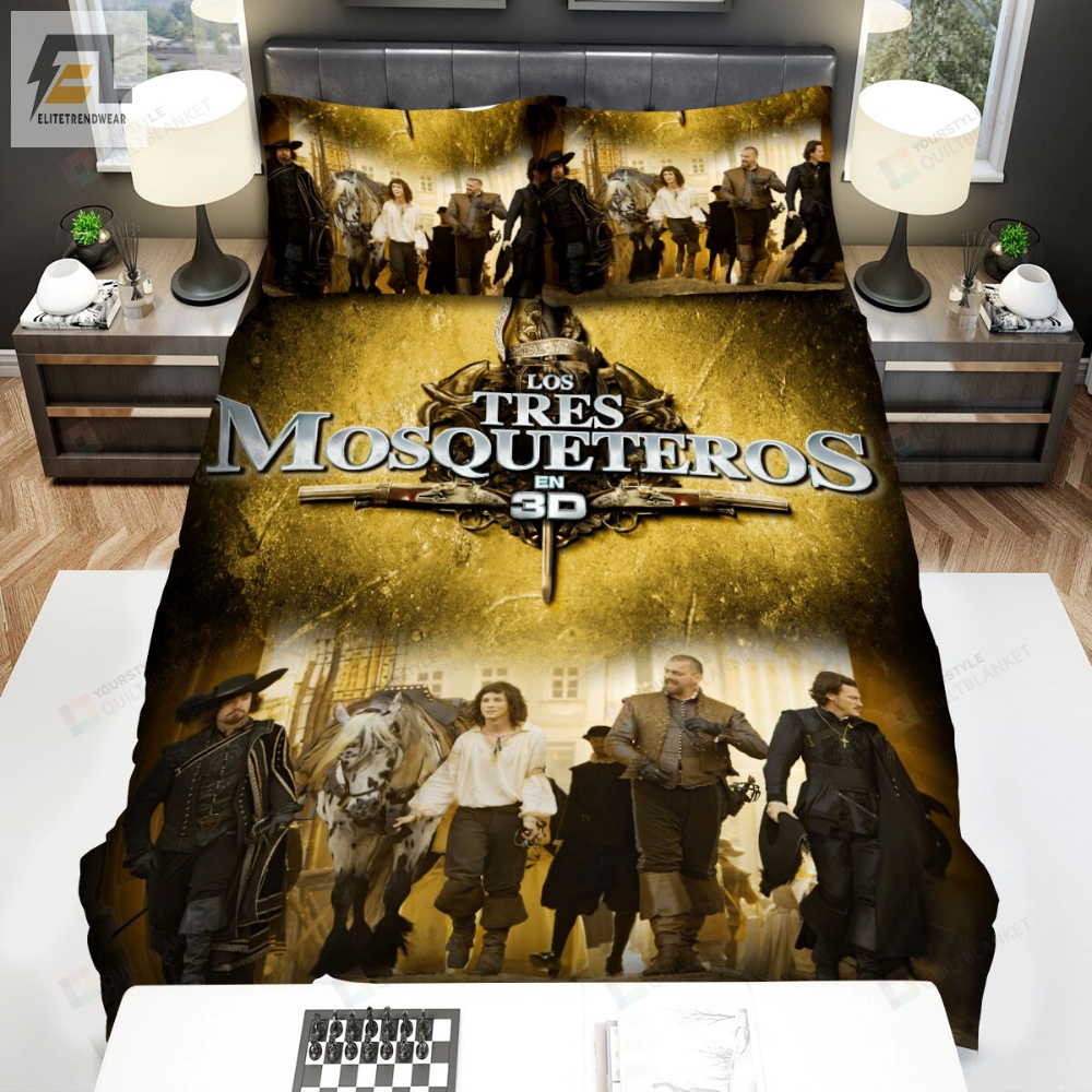 The Three Musketeers Movie Poster 2 Bed Sheets Duvet Cover Bedding Sets 