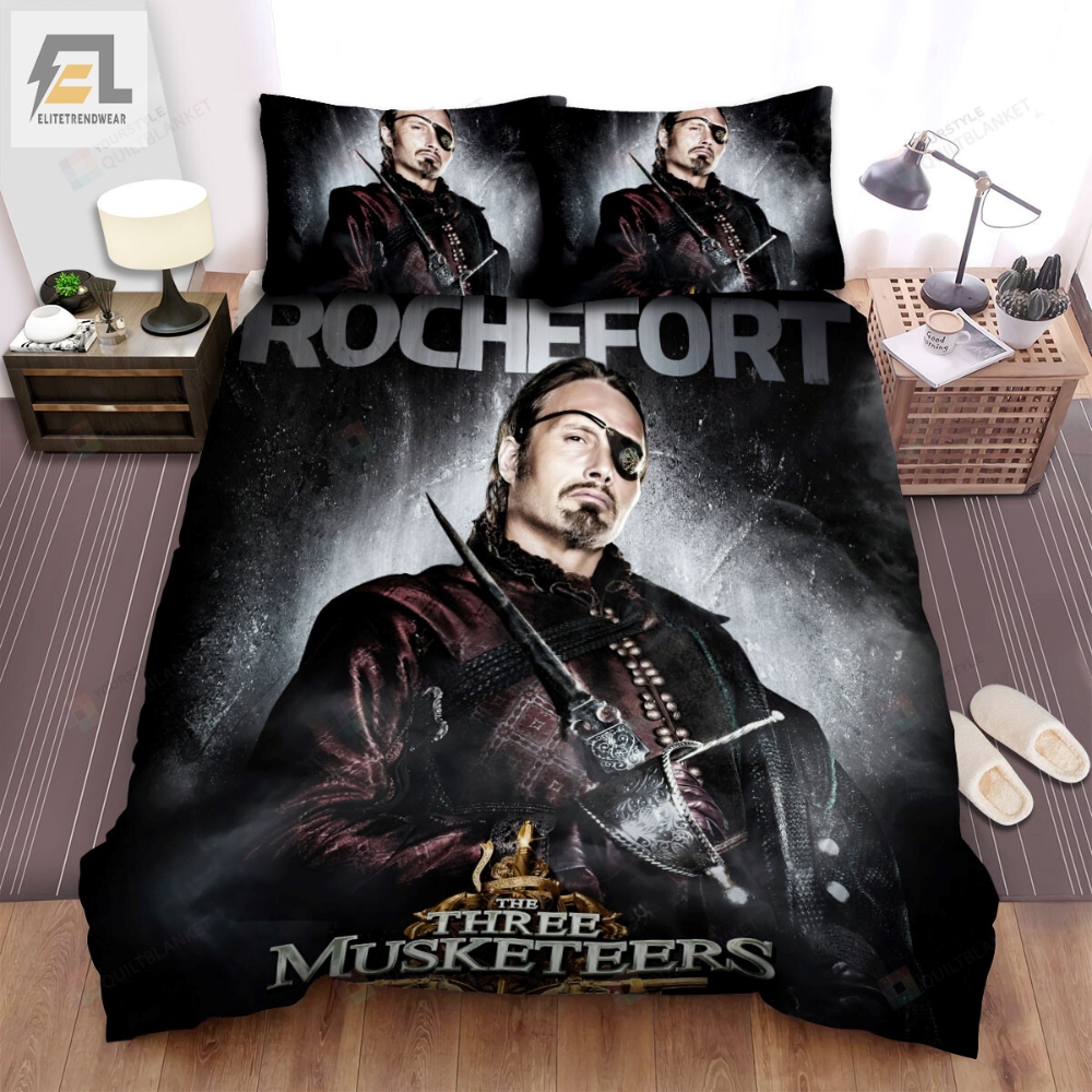 The Three Musketeers Mads Mikkelsen Poster Bed Sheets Duvet Cover Bedding Sets 