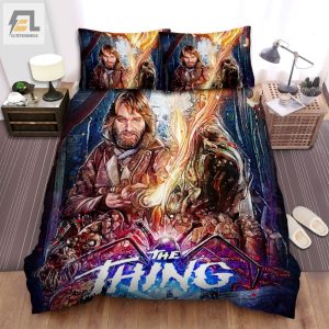 The Thing Movie Poster 2 Bed Sheets Spread Comforter Duvet Cover Bedding Sets elitetrendwear 1 1