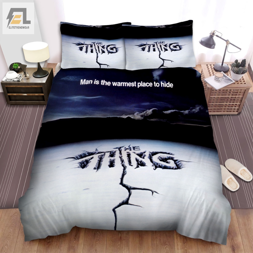 The Thing Movie Poster 4 Bed Sheets Spread Comforter Duvet Cover Bedding Sets 
