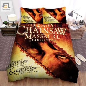 The Texas Chainsaw Massacre The Beginning Movie Poster I Photo Bed Sheets Spread Comforter Duvet Cover Bedding Sets elitetrendwear 1 1