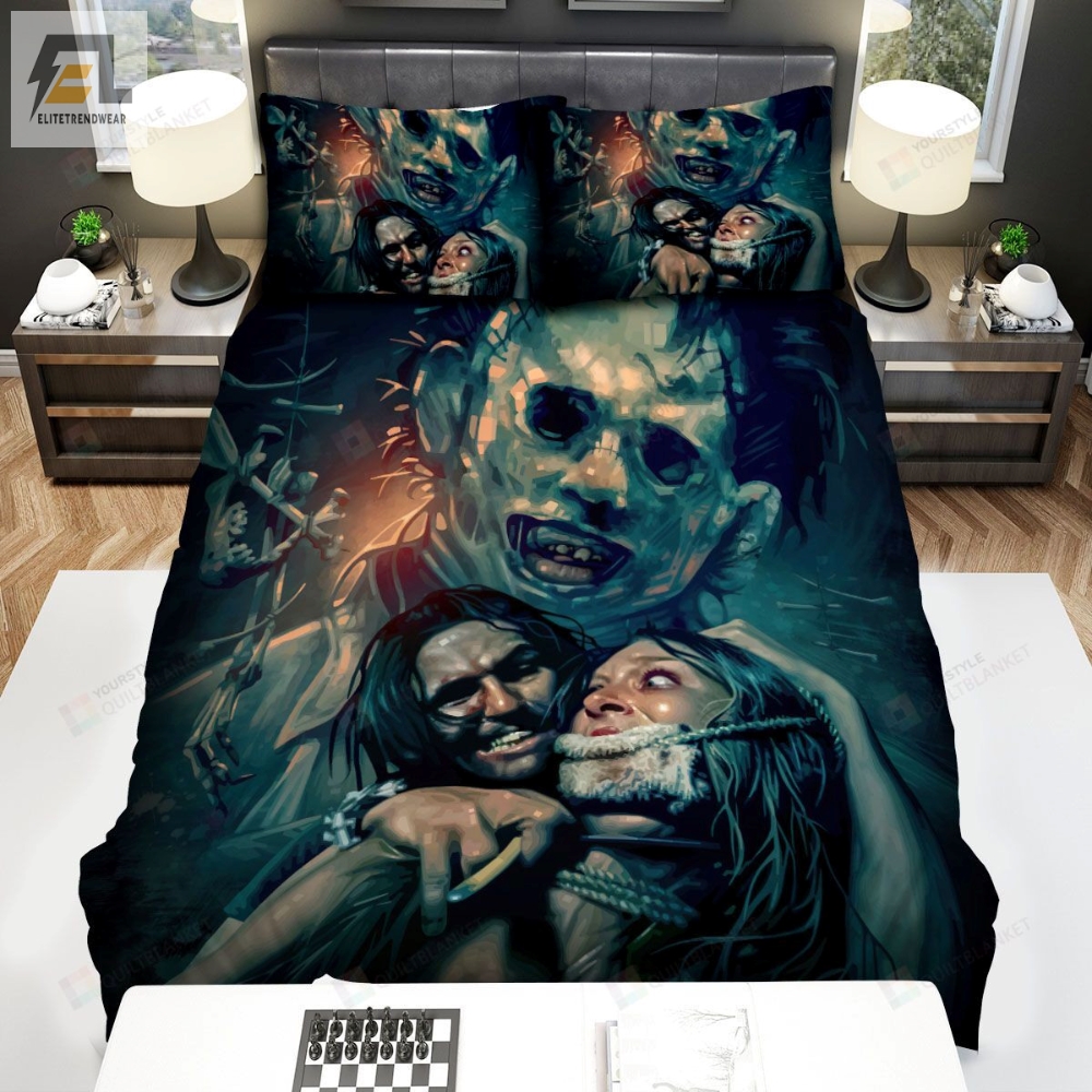 The Texas Chain Saw Massacre Movie Poster 3 Bed Sheets Spread Comforter Duvet Cover Bedding Sets 