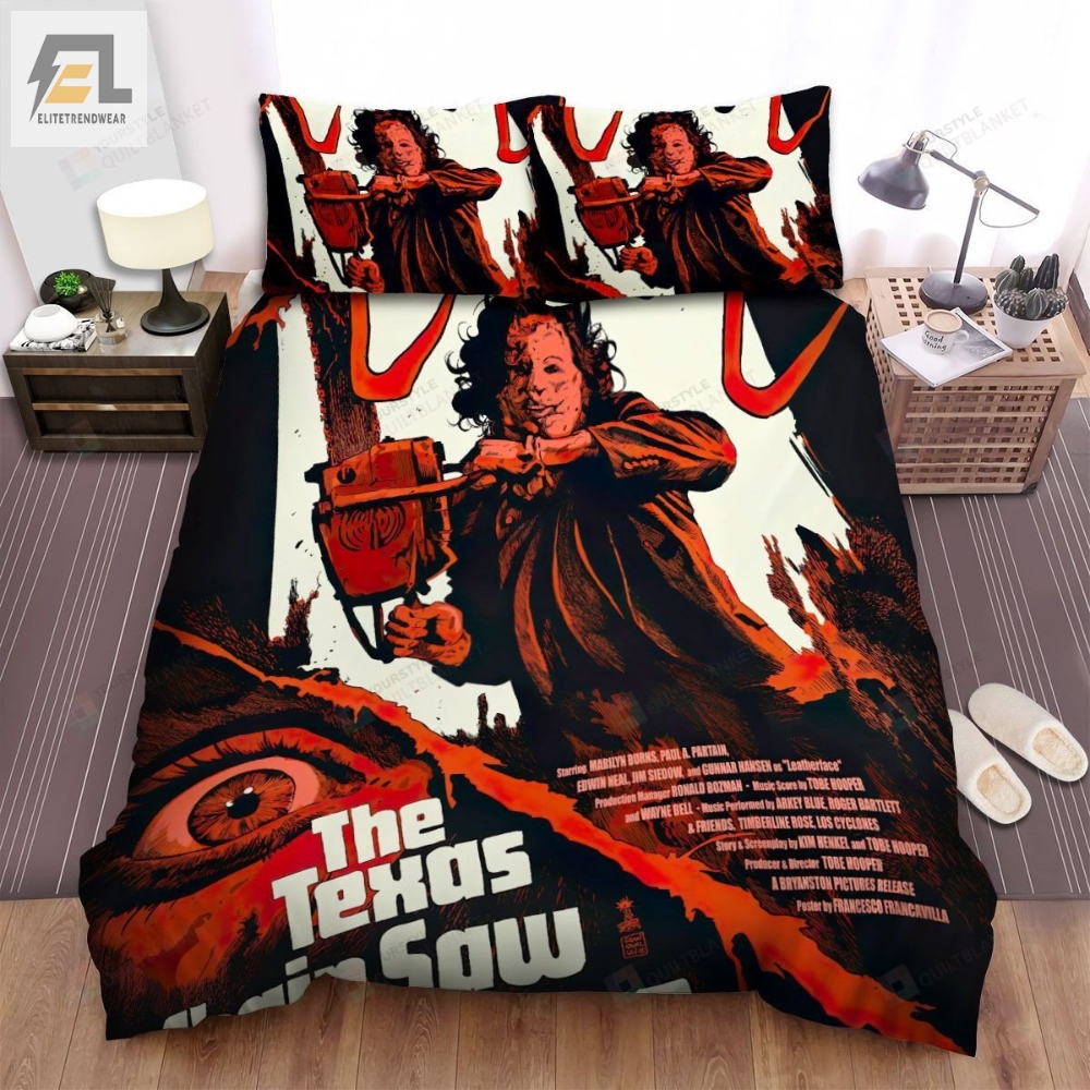 The Texas Chain Saw Massacre Movie Degital Art 3 Bed Sheets Spread Comforter Duvet Cover Bedding Sets 