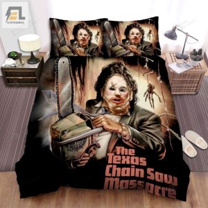 The Texas Chain Saw Massacre Movie Degital Art 4 Bed Sheets Spread Comforter Duvet Cover Bedding Sets elitetrendwear 1 1
