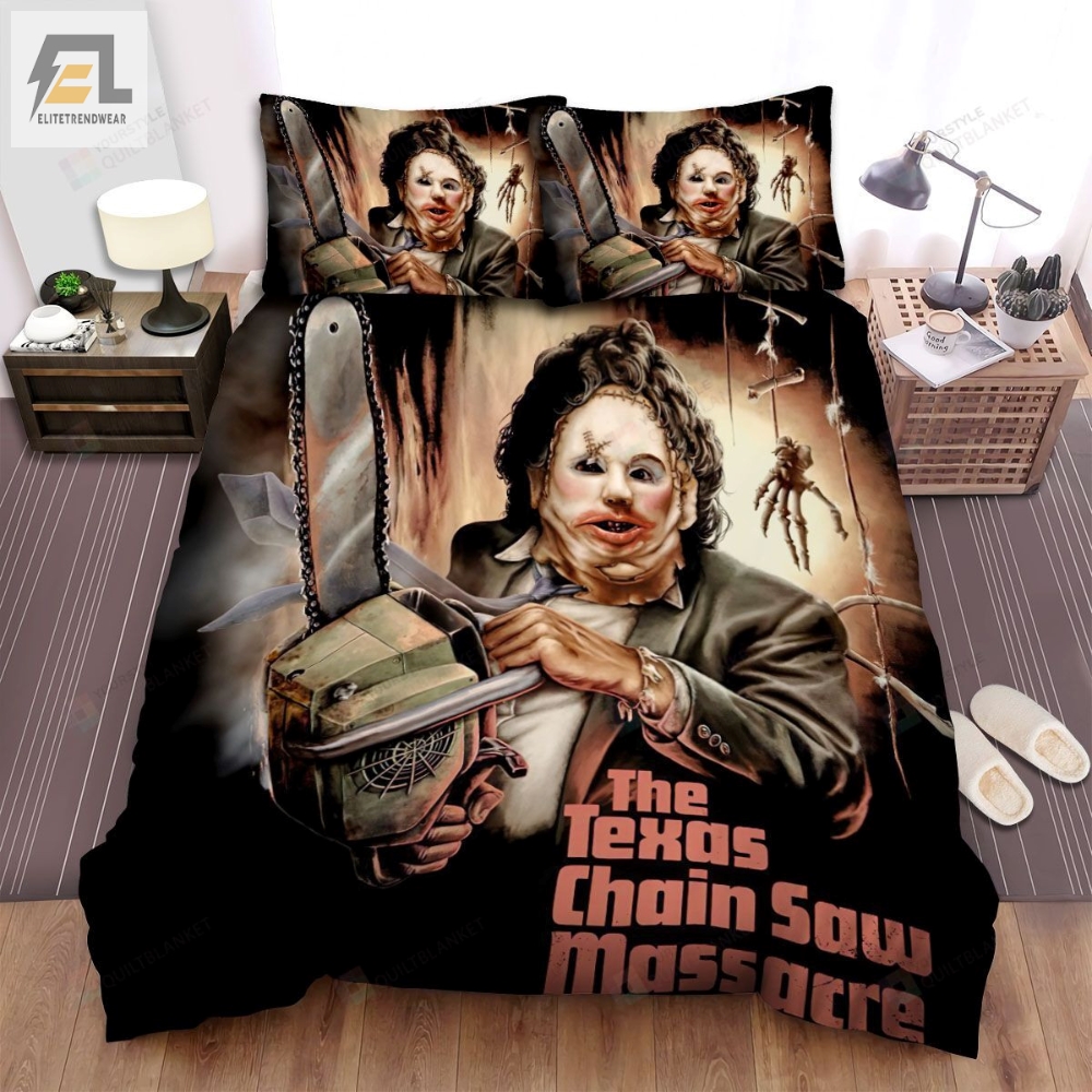 The Texas Chain Saw Massacre Movie Degital Art 4 Bed Sheets Spread Comforter Duvet Cover Bedding Sets 