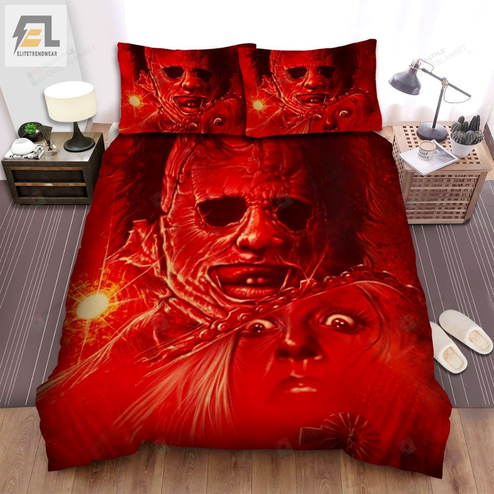 The Texas Chain Saw Massacre Movie Art 3 Bed Sheets Spread Comforter Duvet Cover Bedding Sets 