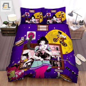 The Tatami Galaxy Characters Bed Sheets Spread Comforter Duvet Cover Bedding Sets elitetrendwear 1 1