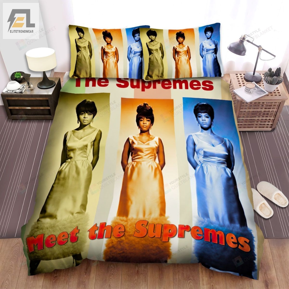 The Supremes Meet The Supremes Original Album Bed Sheets Spread Comforter Duvet Cover Bedding Sets 