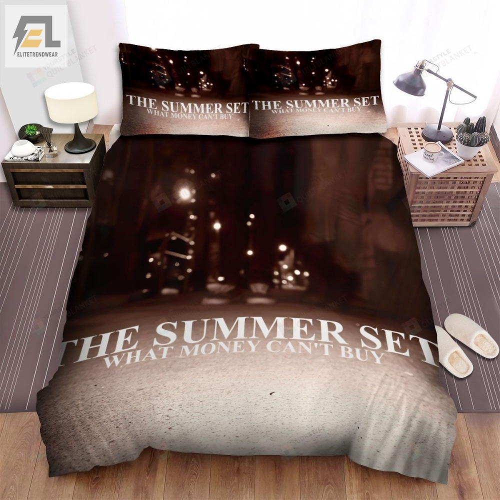 The Summer Set Music Band What Money Canât Buy Album Cover Bed Sheets Spread Comforter Duvet Cover Bedding Sets 