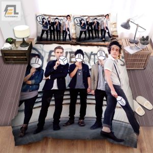 The Summer Set Music Band With The Logo Bed Sheets Spread Comforter Duvet Cover Bedding Sets elitetrendwear 1 1