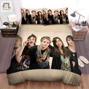 The Summer Set Music Band Members Pic Fanart Bed Sheets Spread Comforter Duvet Cover Bedding Sets elitetrendwear 1 1