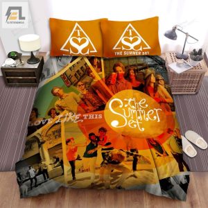 The Summer Set Music Band Love Like This Album Cover Bed Sheets Spread Comforter Duvet Cover Bedding Sets elitetrendwear 1 1