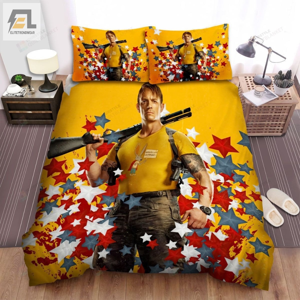 The Suicide Squad Rick Flag Solo Poster Bed Sheets Spread Duvet Cover Bedding Set 