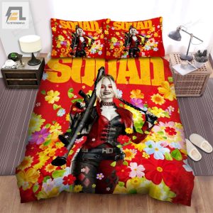 The Suicide Squad Harley Quinn Solo Poster Bed Sheets Spread Duvet Cover Bedding Set elitetrendwear 1 1