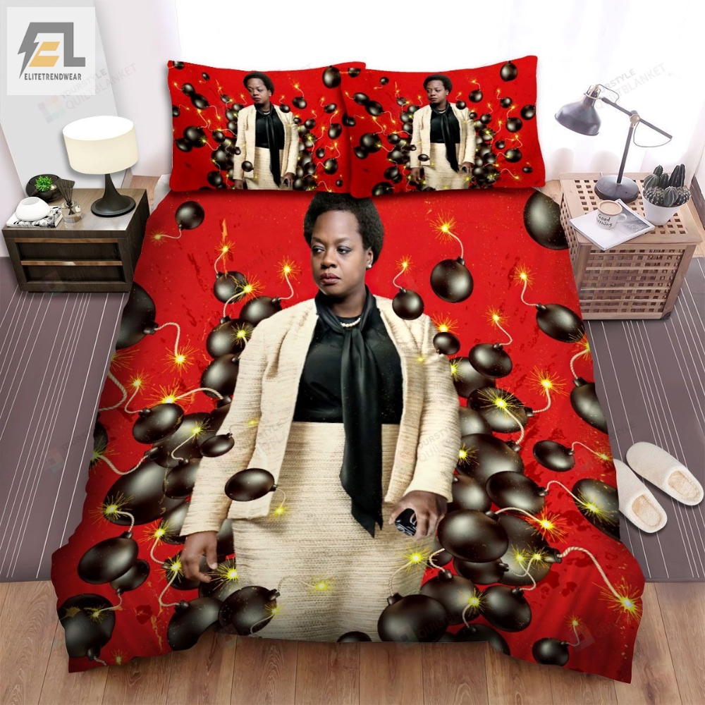 The Suicide Squad Amanda Waller Solo Poster Bed Sheets Spread Duvet Cover Bedding Set 