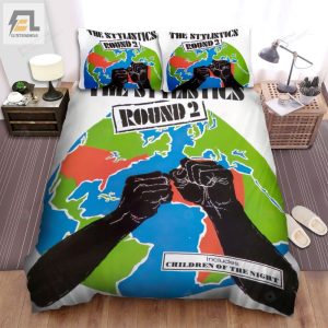The Stylistics Music Band Round 2 Album Cover Bed Sheets Spread Comforter Duvet Cover Bedding Sets elitetrendwear 1 1