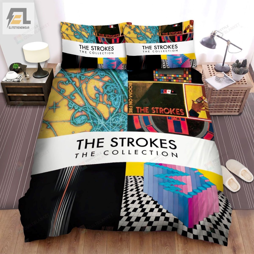 The Strokes Band The Collection Bed Sheets Spread Comforter Duvet Cover Bedding Sets 