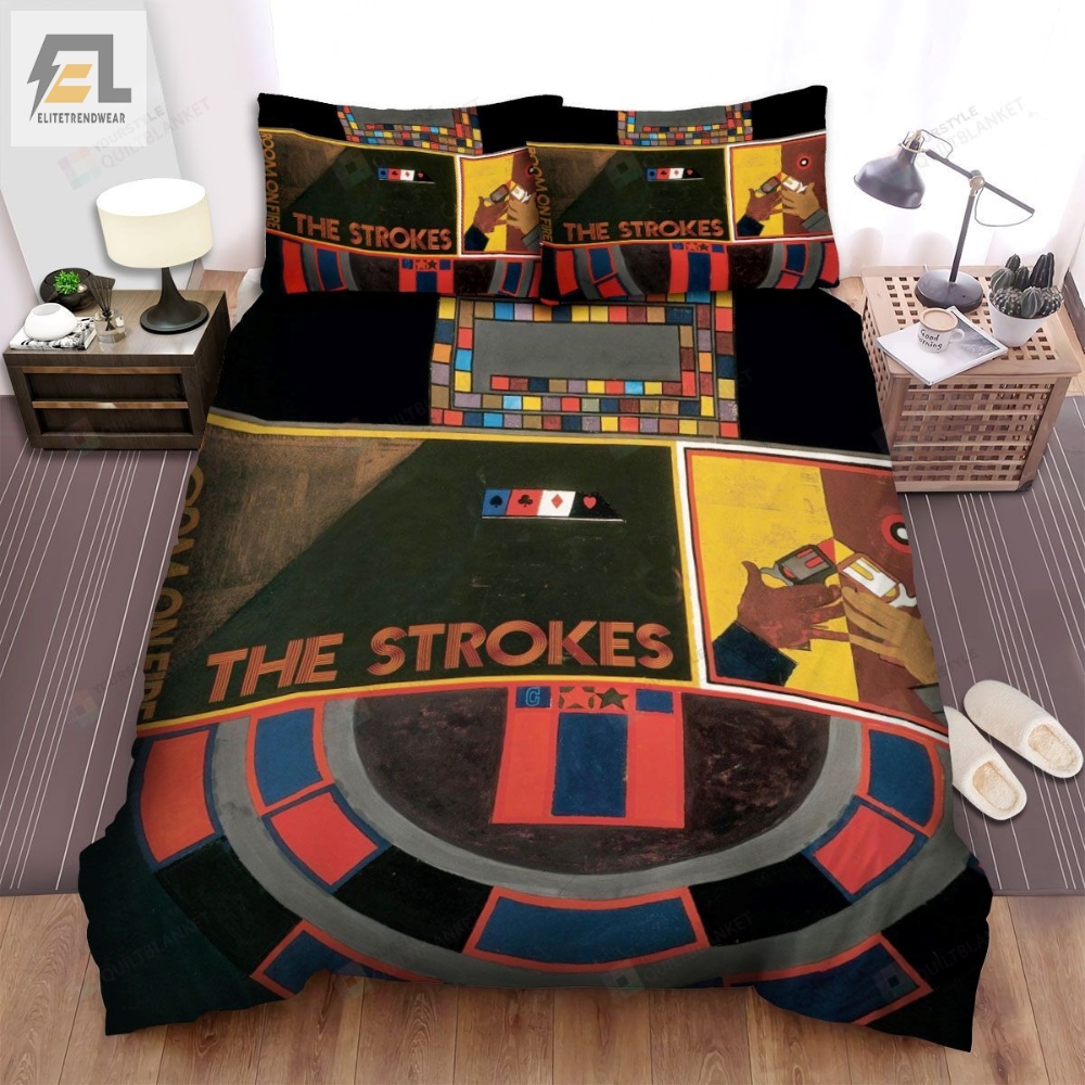 The Strokes Band Room On Fire Bed Sheets Spread Comforter Duvet Cover Bedding Sets 